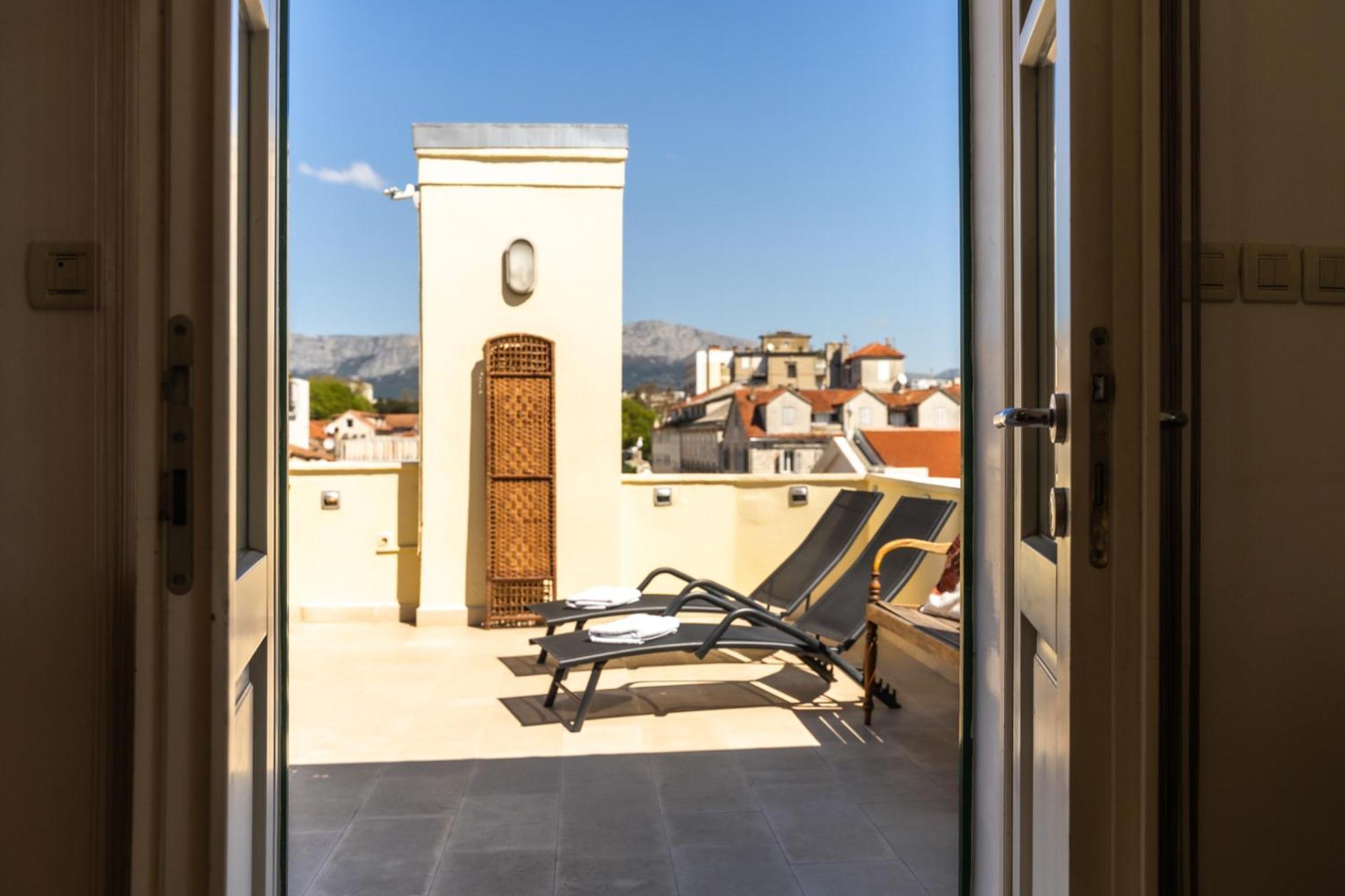 Terazza Grande In Diocletian Tower Appartement Split Buitenkant foto