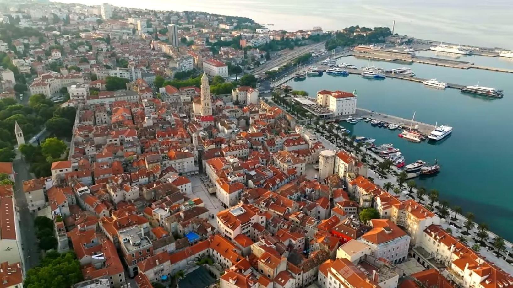 Terazza Grande In Diocletian Tower Appartement Split Buitenkant foto