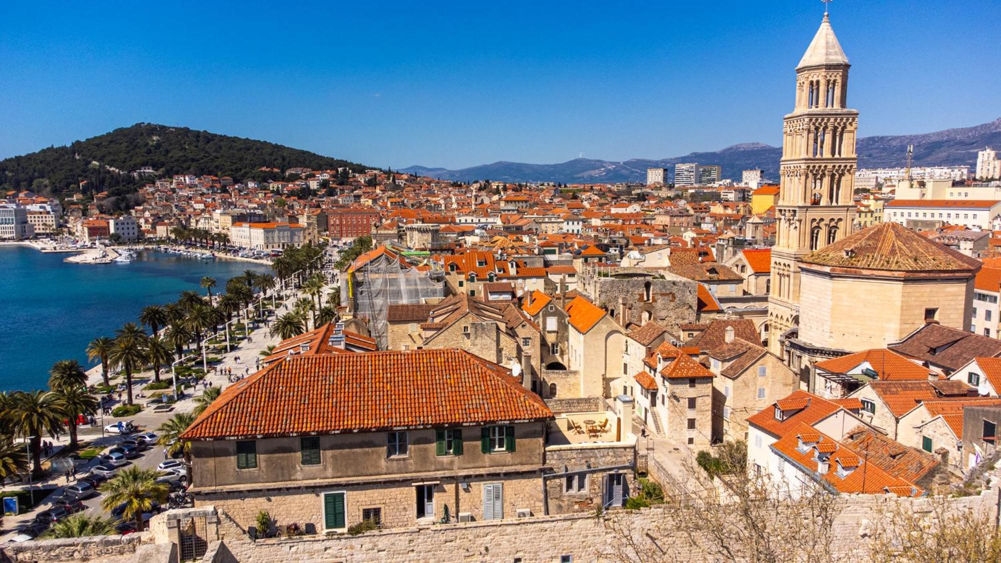 Terazza Grande In Diocletian Tower Appartement Split Buitenkant foto