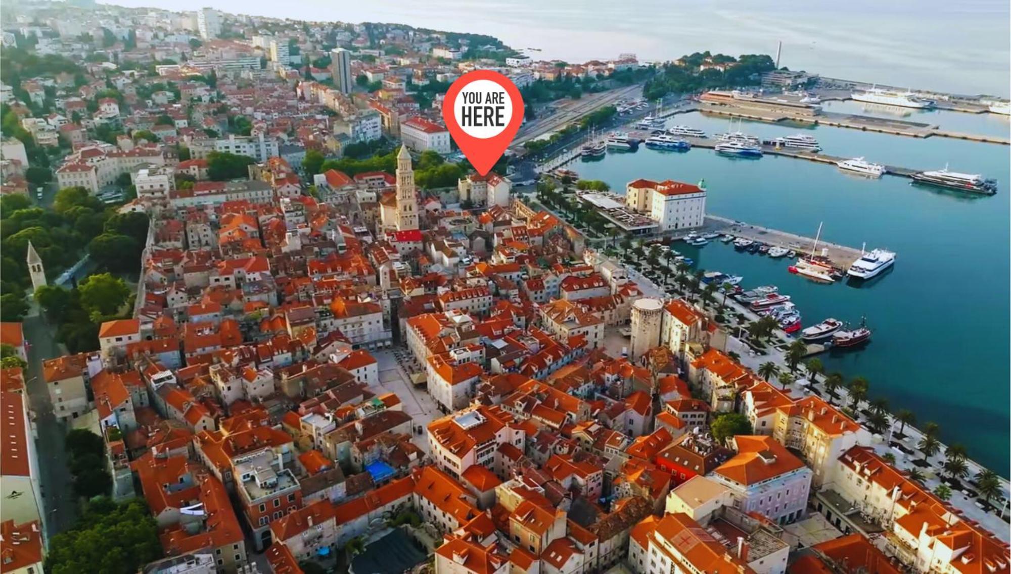 Terazza Grande In Diocletian Tower Appartement Split Buitenkant foto