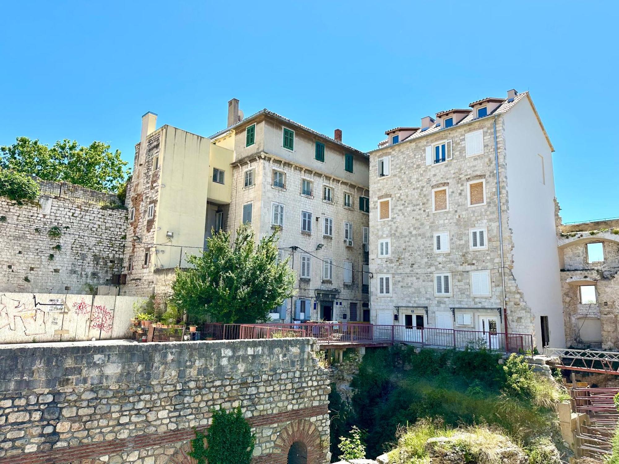 Terazza Grande In Diocletian Tower Appartement Split Buitenkant foto