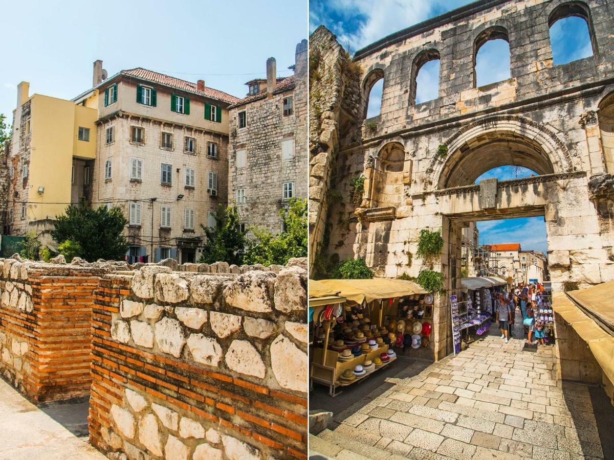 Terazza Grande In Diocletian Tower Appartement Split Buitenkant foto